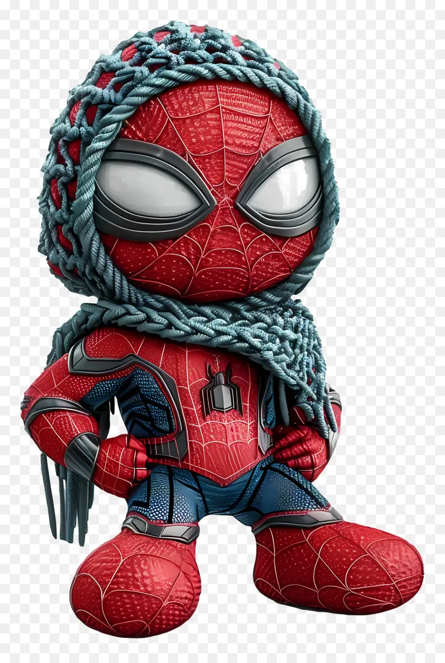 Spiderman น่ารัก，Spider Man กับผ้าพันคอ PNG