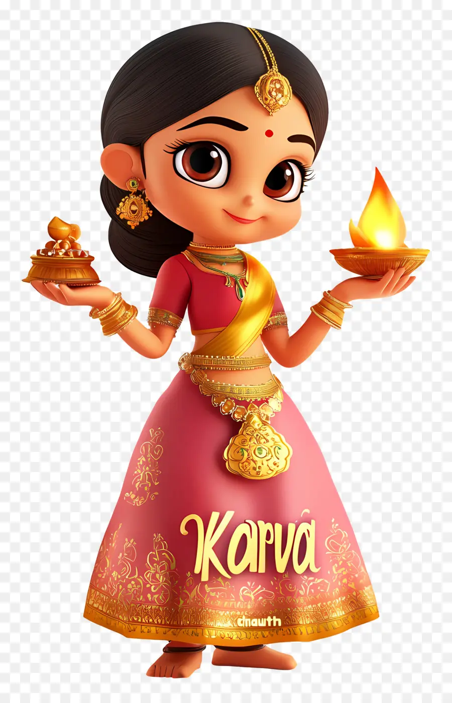 Karva Chauth，การ์ตูน Karva Chauth PNG