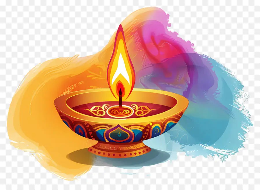 Diwali ให้，ตะเกียงน้ำมันไฟ PNG