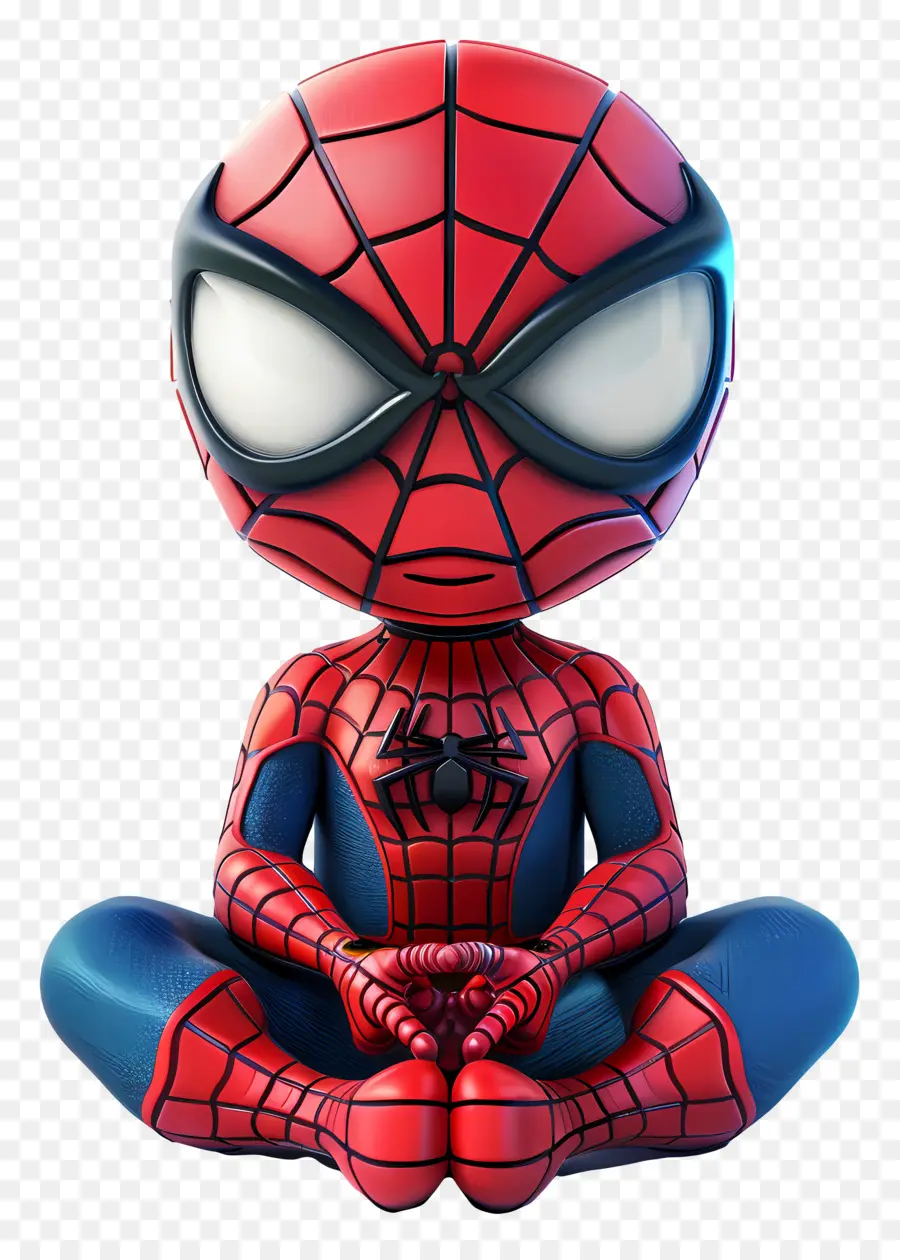 Spiderman น่ารัก，Spider Man นั่ง PNG