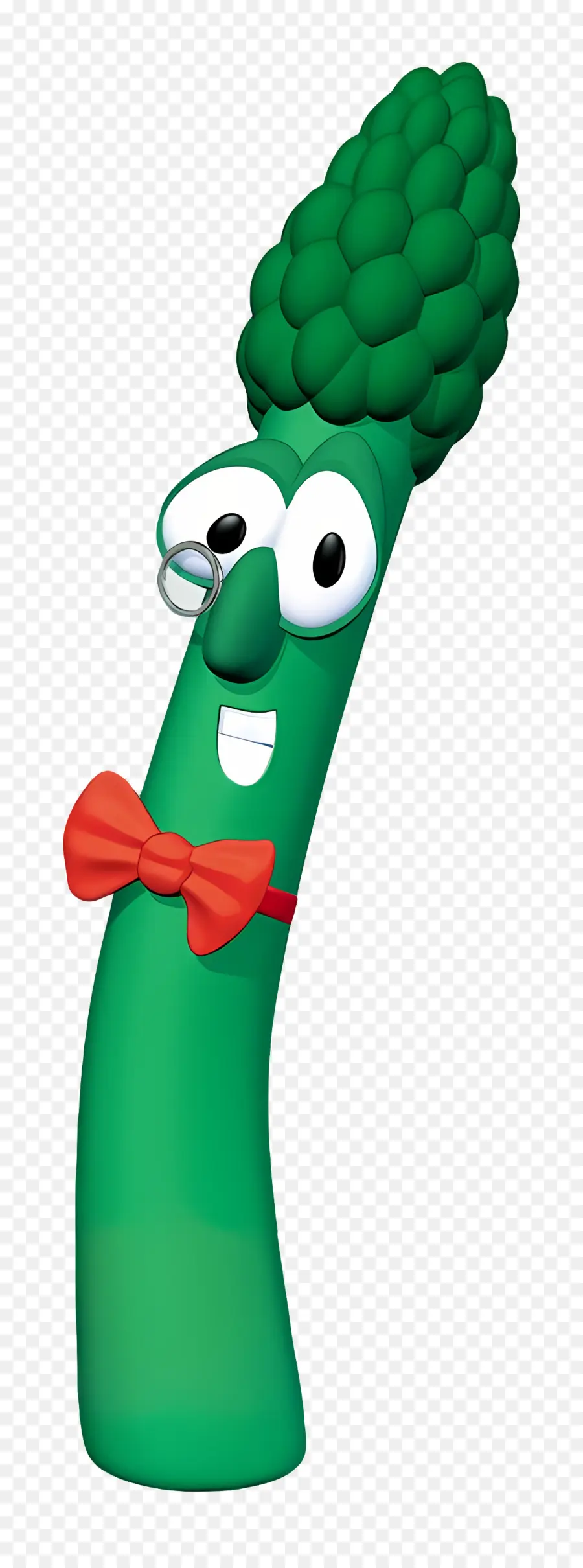 Veggietales，ตัวละครหน่อไม้ฝรั่ง PNG