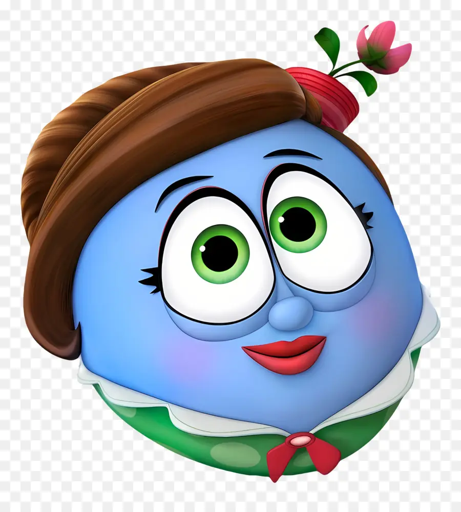 Veggietales，ตัวละครสีน้ำเงิน PNG