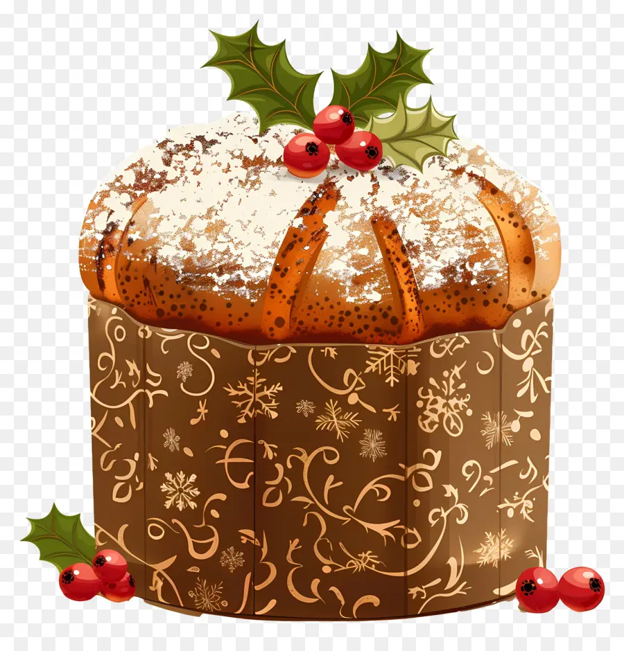 Panettone，เค้กคริสต์มาส PNG