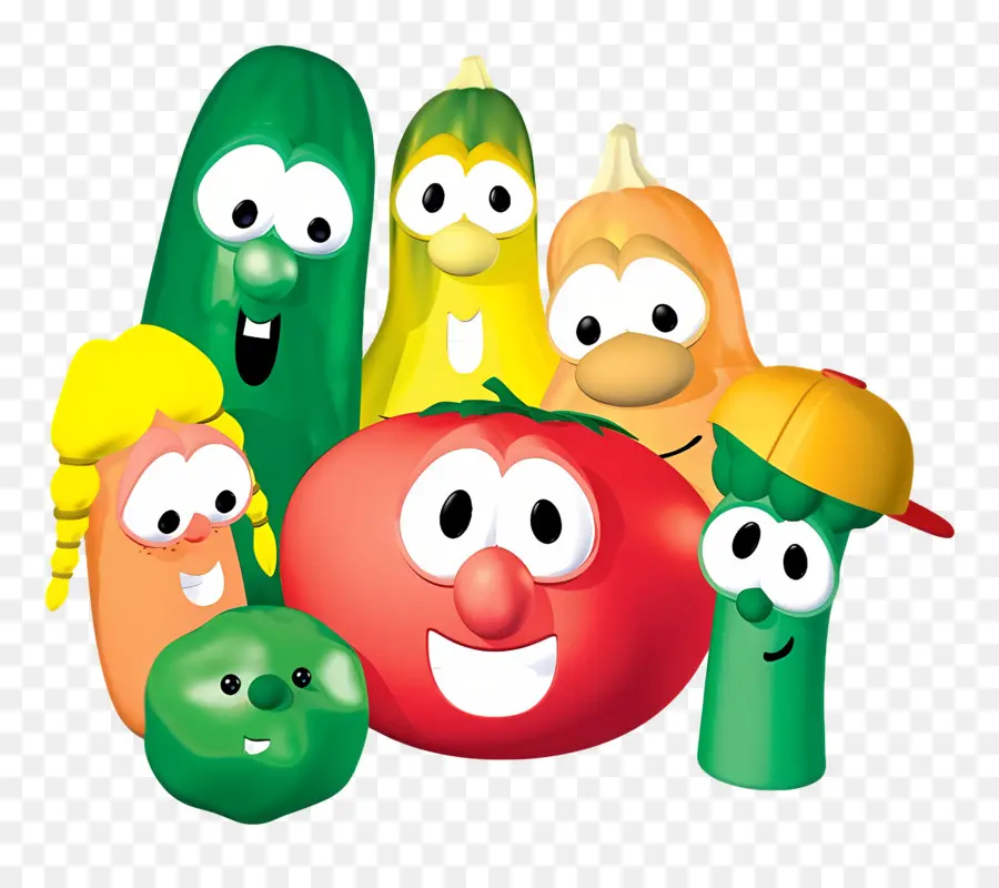 Veggietales，ตัวละครผัก PNG