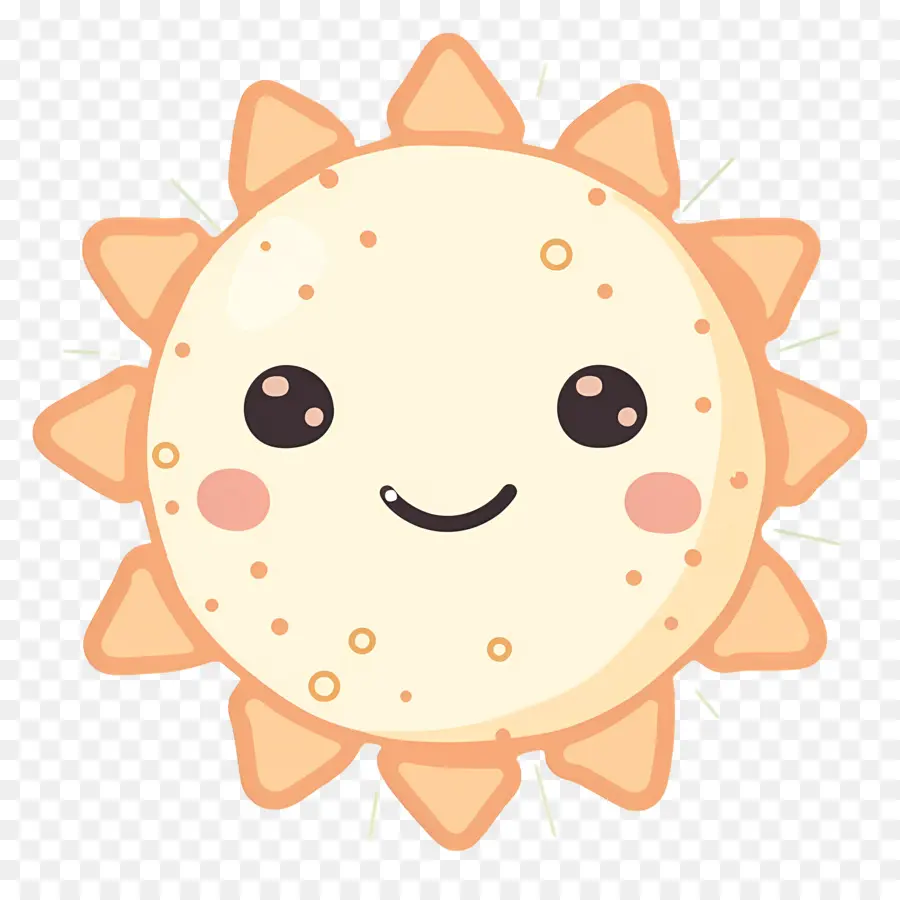 Kawaii Sun，ดวงอาทิตย์ยิ้ม PNG