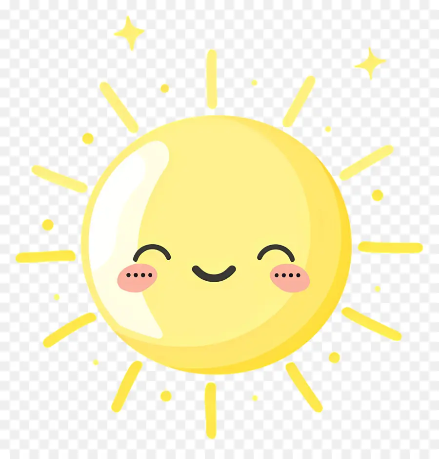 Kawaii Sun，ดวงอาทิตย์แห่งความสุข PNG