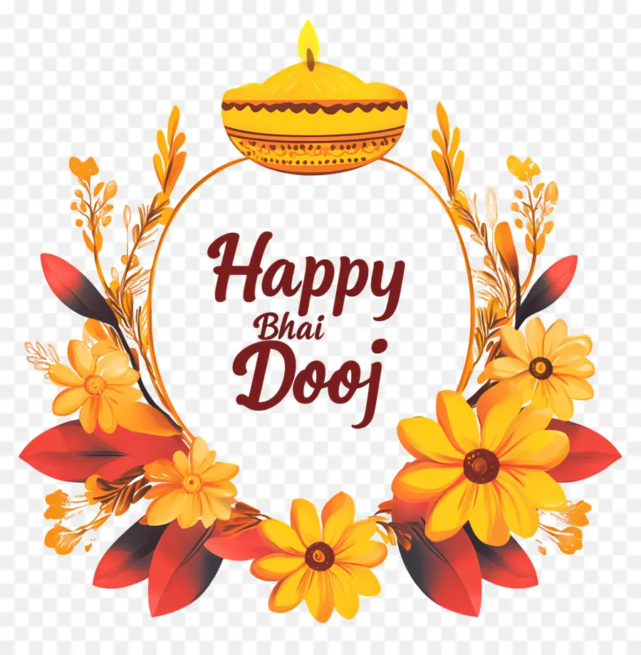 มีความสุข Bhai Duj，Bhai Dooj เร็ว PNG