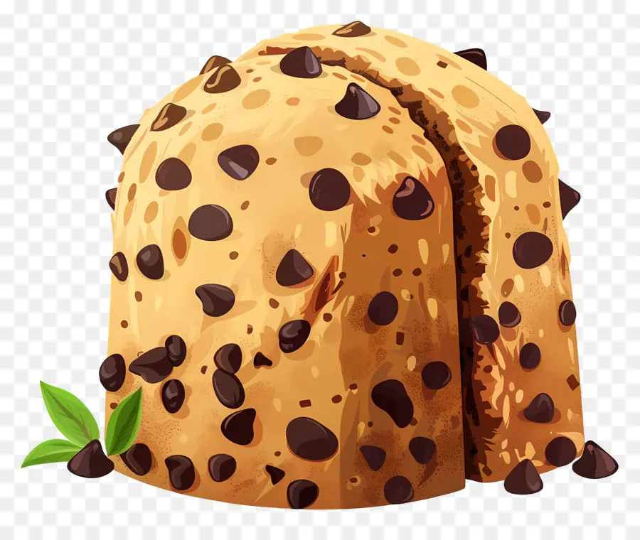 Panettone，เค้กช็อกโกแลตชิป PNG