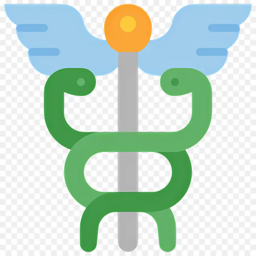 สัญลักษณ์พยาบาล，Caduceus PNG