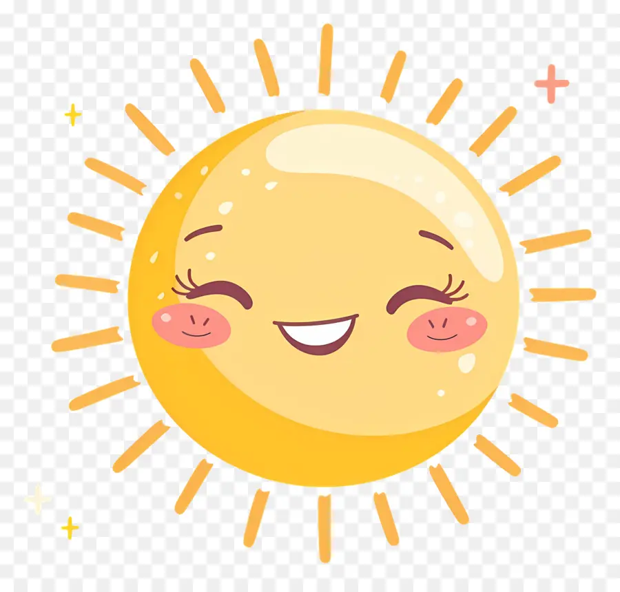 Kawaii Sun，ดวงอาทิตย์แห่งความสุข PNG