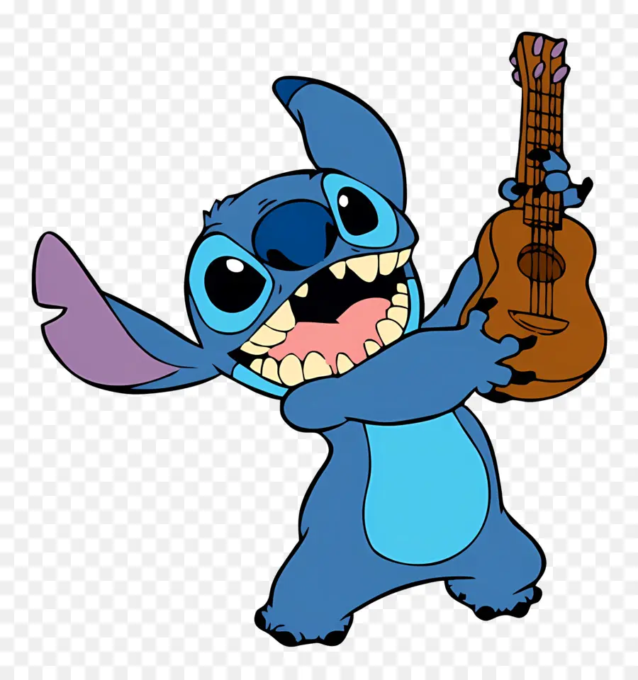 Disney Stitch，สิ่งมีชีวิตมนุษย์ต่างดาวสีน้ำเงิน PNG