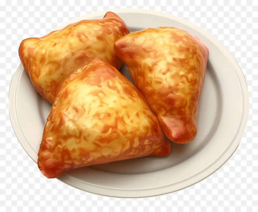 ขนมปังเปโกร่า，Golden Samosas PNG