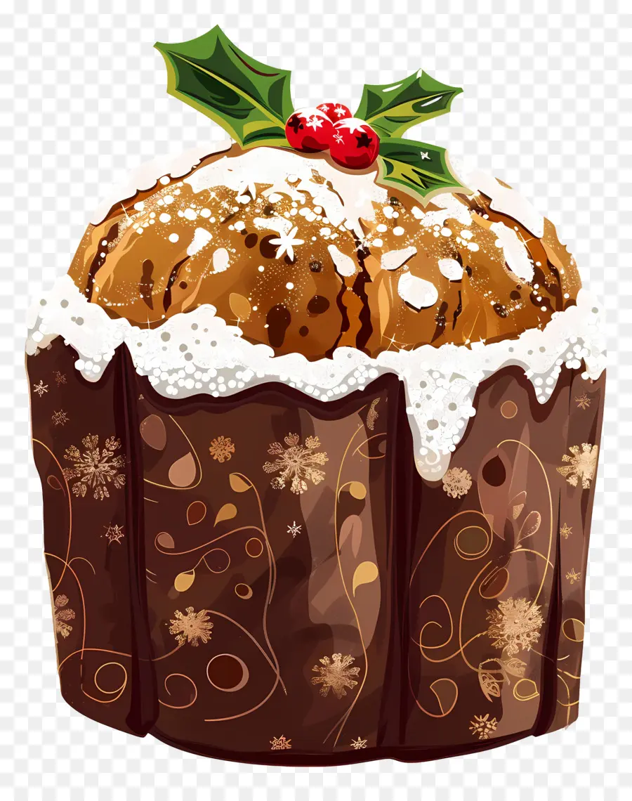 Panettone，พุดดิ้งคริสต์มาส PNG