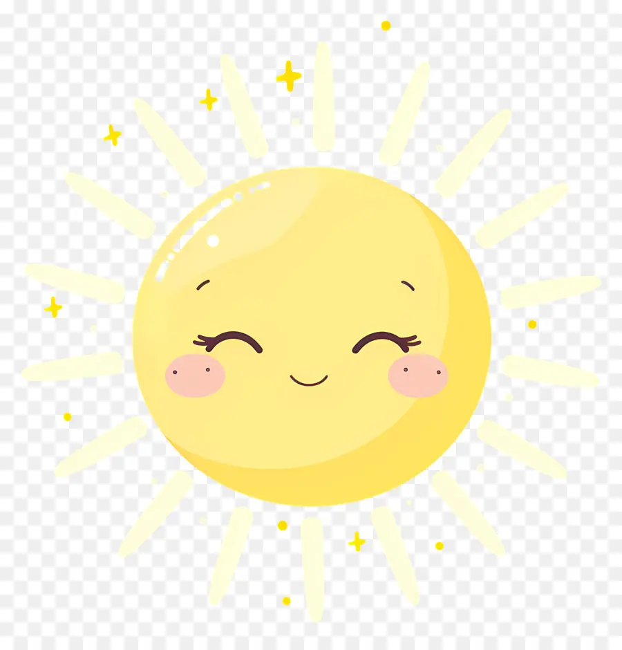 Kawaii Sun，ดวงอาทิตย์แห่งความสุข PNG