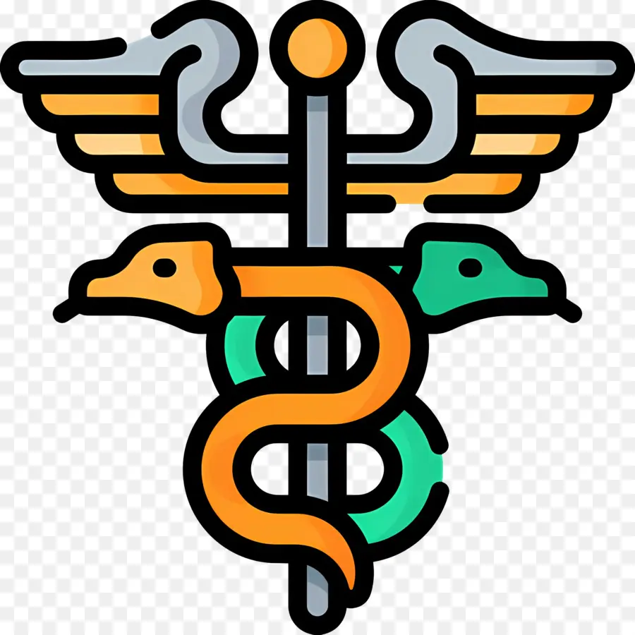 สัญลักษณ์พยาบาล，สัญลักษณ์ Caduceus PNG