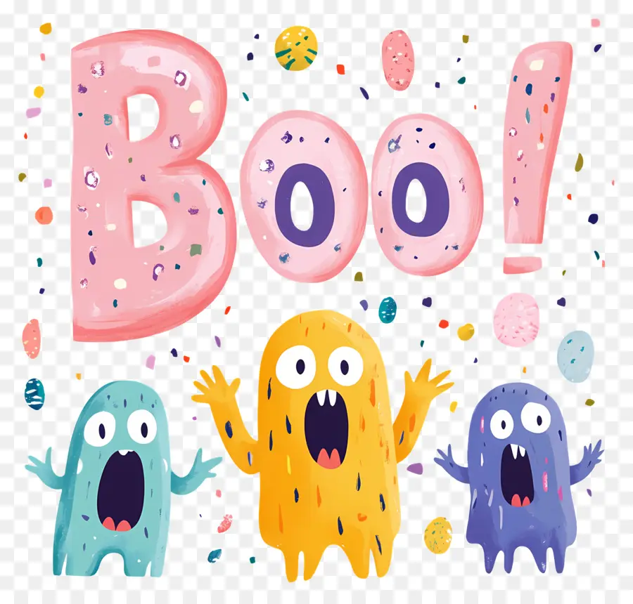 Halloween Boo，โห่ PNG