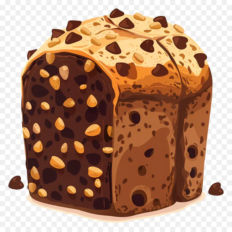 Panettone，ช็อคโกแลตชิป Panettone PNG