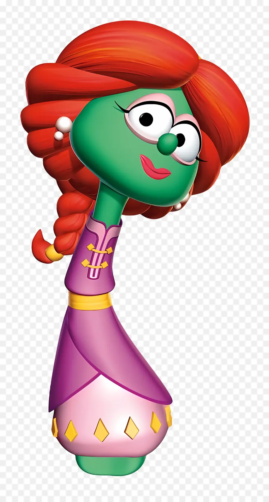 Veggietales，ตัวละครสีเขียว PNG