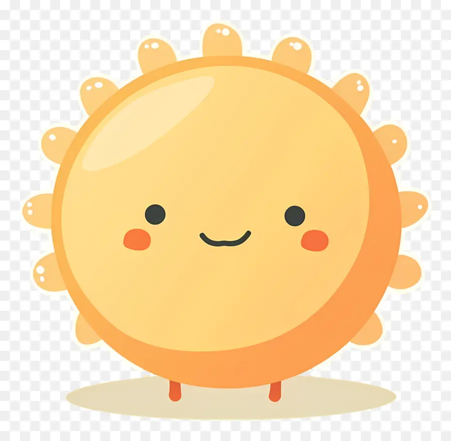 Kawaii Sun，ดวงอาทิตย์น่ารัก PNG