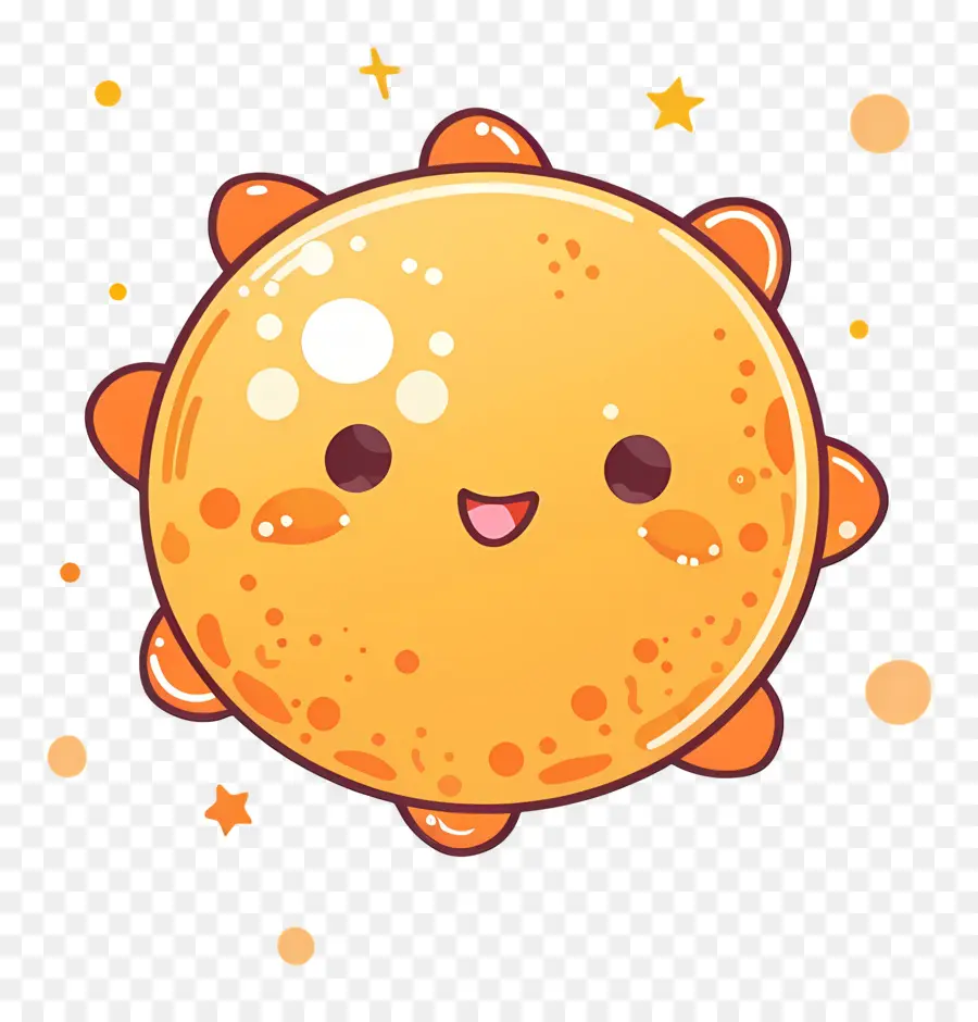 Kawaii Sun，ดวงอาทิตย์น่ารัก PNG