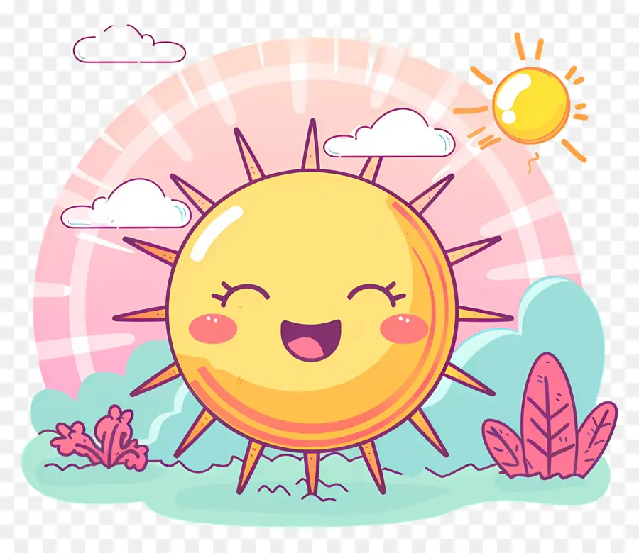 Kawaii Sun，ดวงอาทิตย์ PNG