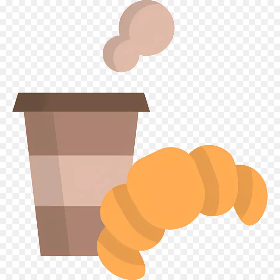 กาแฟเช้า，กาแฟและครัวซองต์ PNG