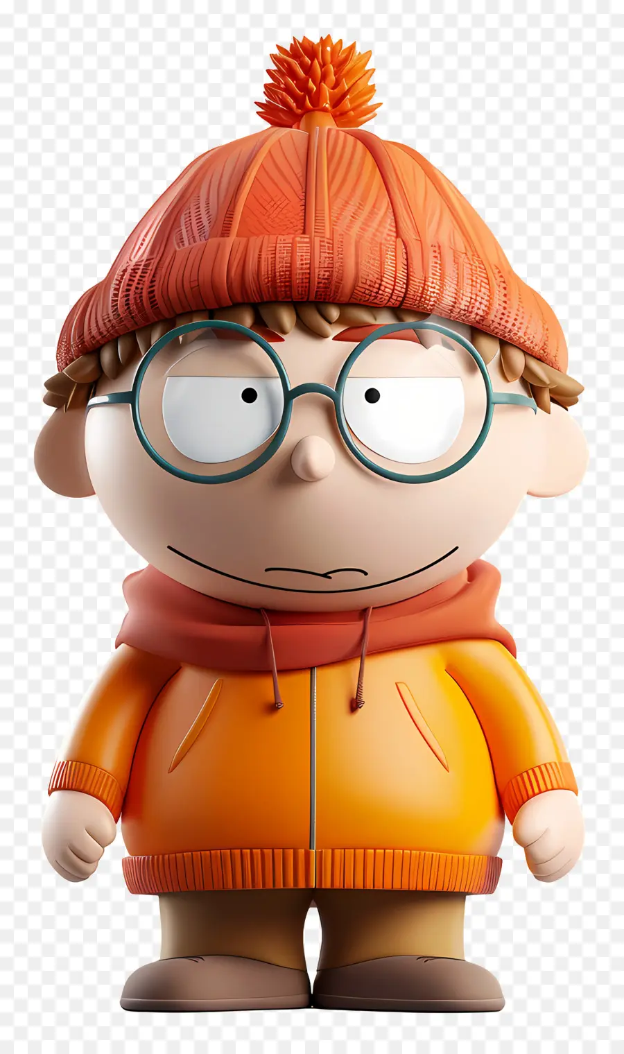 Eric Cartman，ตัวการ์ตูนในชุดสีส้ม PNG