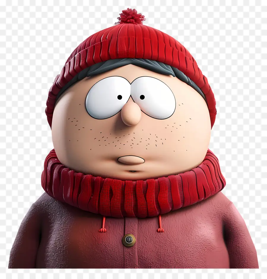 Eric Cartman，ตัวการ์ตูนใน Red Hat PNG