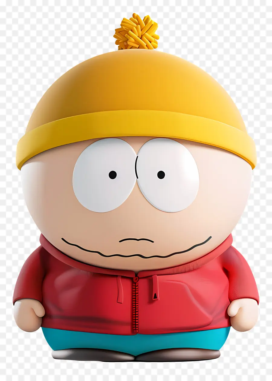 Eric Cartman，ตัวการ์ตูนในหมวกสีเหลือง PNG