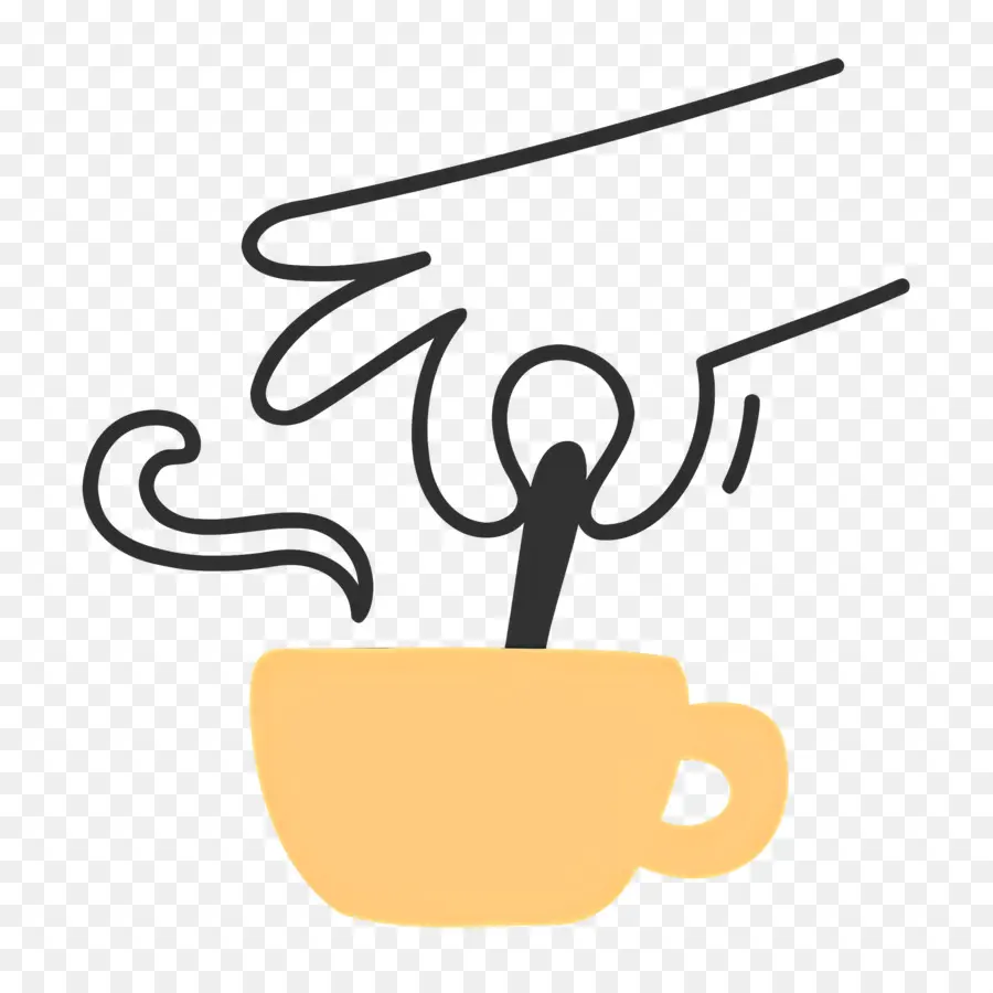 Doodle Coffee，ถ้วยกาแฟ PNG