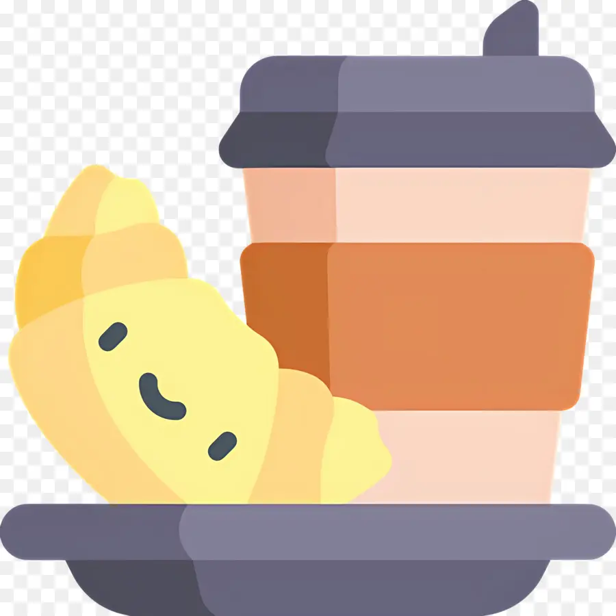 กาแฟเช้า，กาแฟและครัวซองต์ PNG