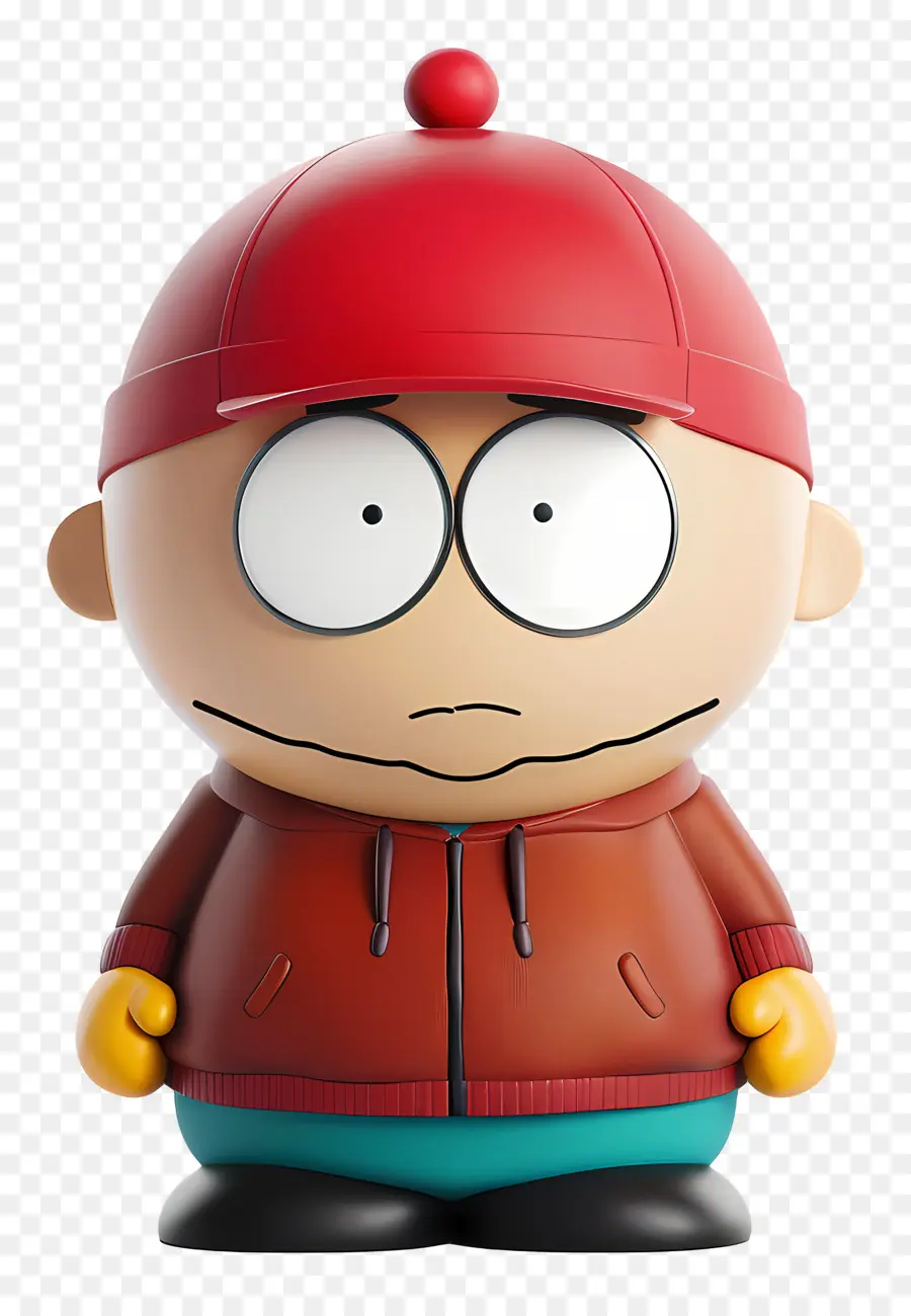 Eric Cartman，ตัวการ์ตูนในหมวกสีแดง PNG