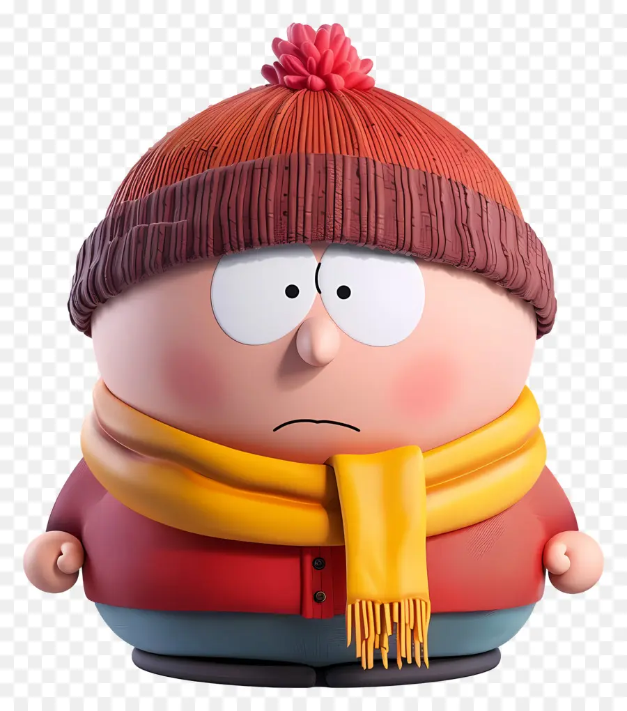 Eric Cartman，ตัวการ์ตูนในหมวกสีส้ม PNG