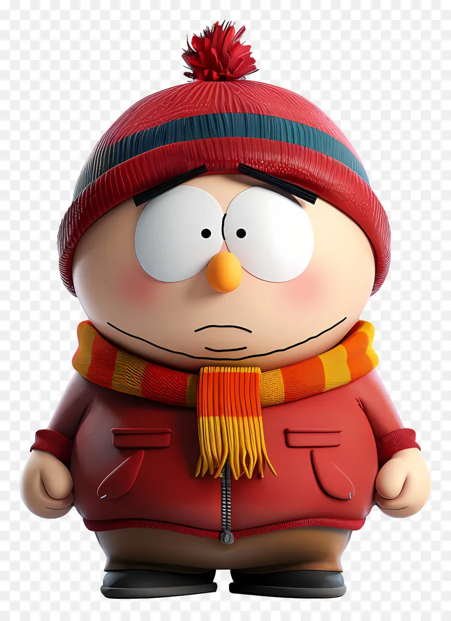 Eric Cartman，ตัวการ์ตูนในหมวกสีส้ม PNG