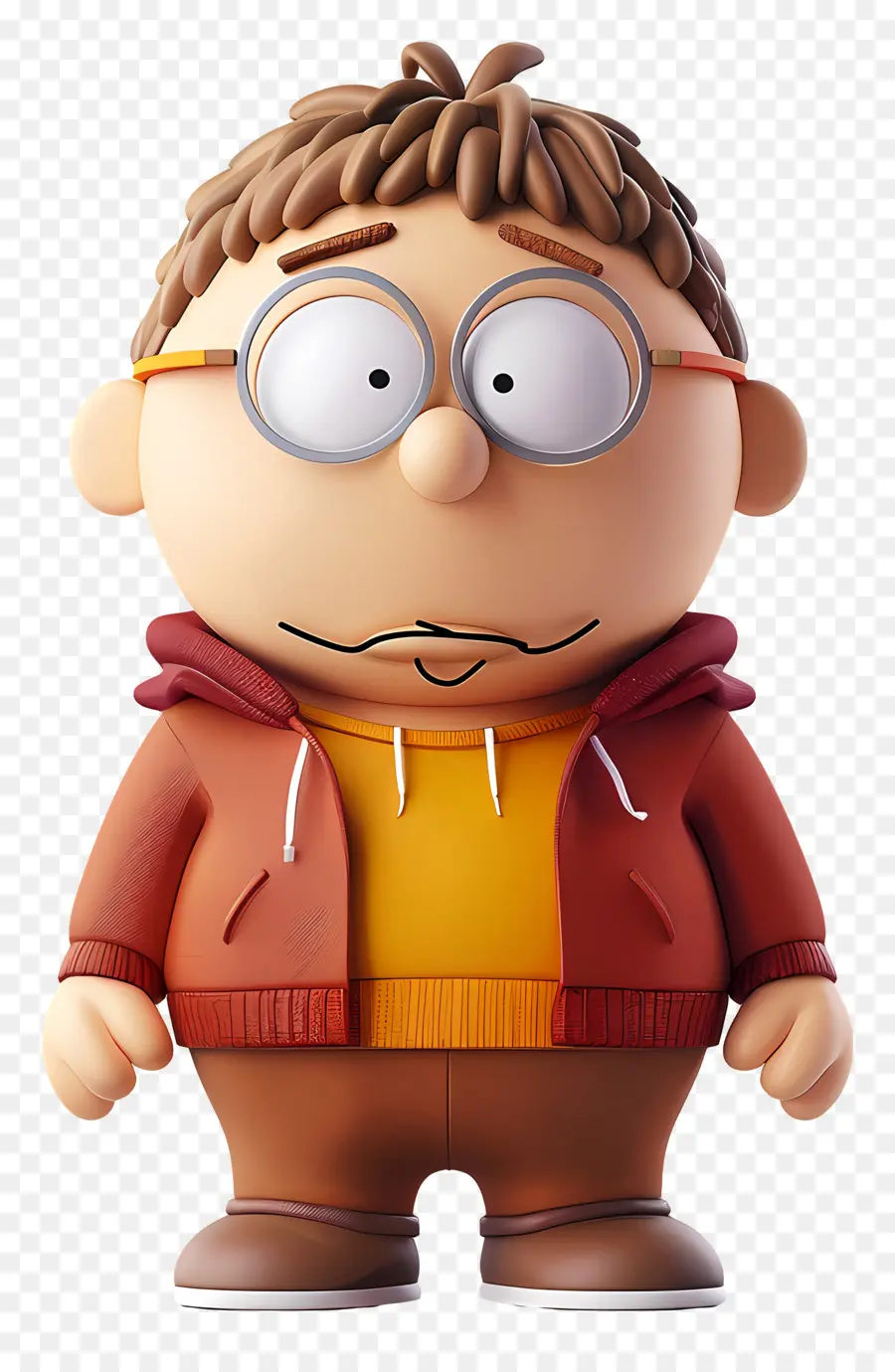 Eric Cartman，ตัวการ์ตูนกับแว่นตา PNG