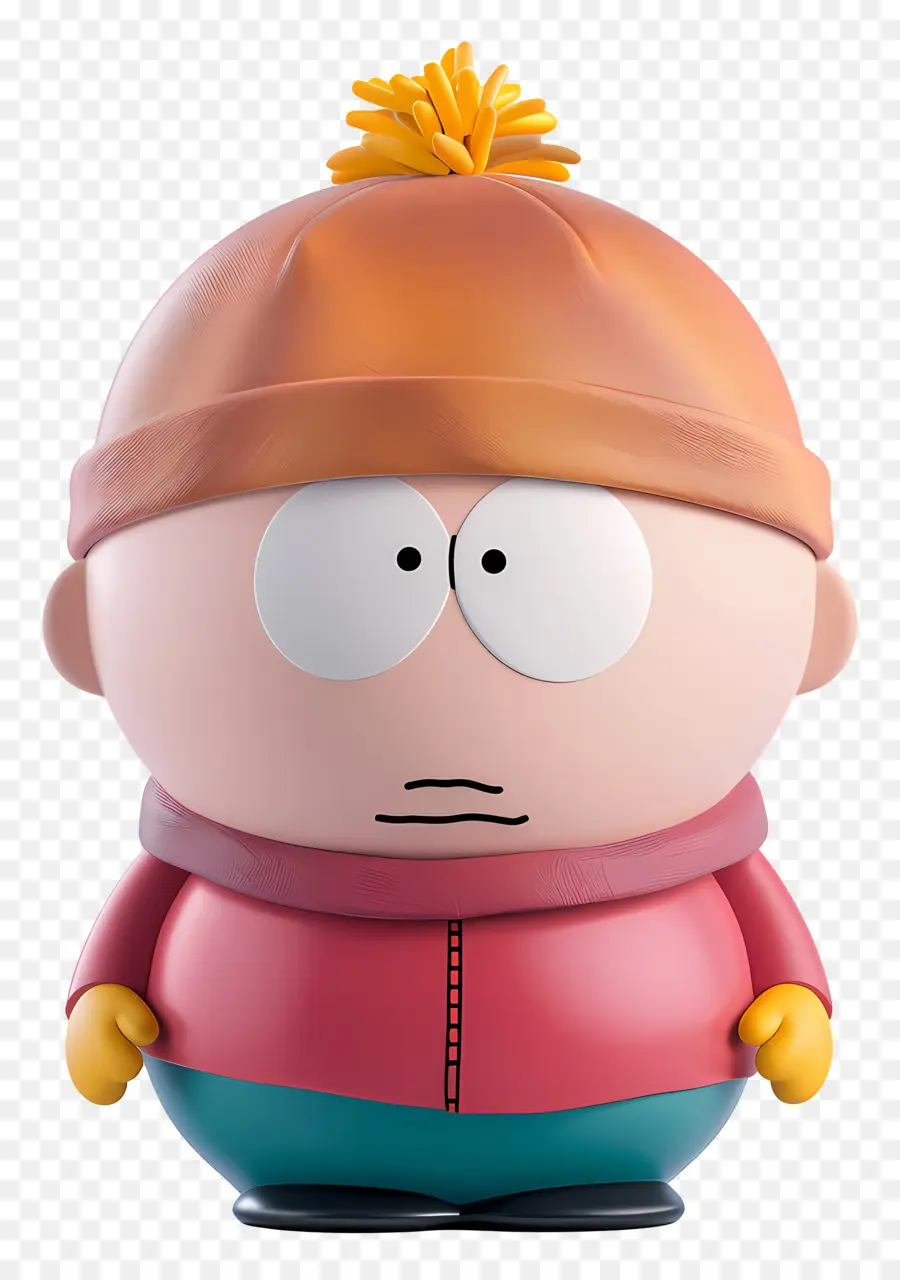 Eric Cartman，ตัวการ์ตูนในเสื้อกันหนาวสีเหลือง PNG