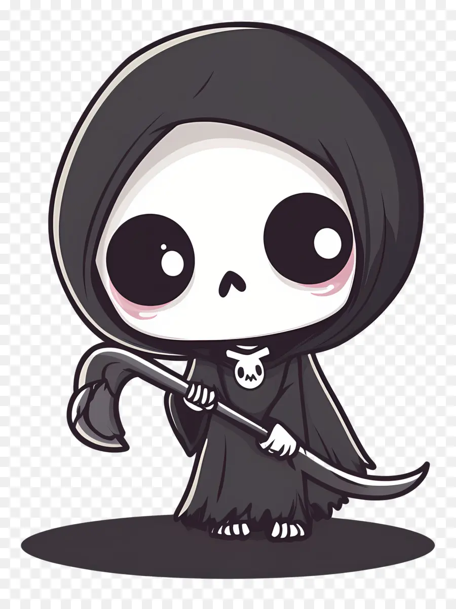 Halloween Grim Reaper，Chibi Grim Reaper PNG