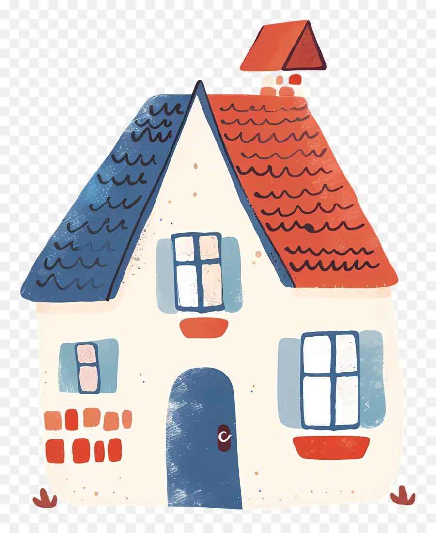 บ้านน่ารัก，Doodle House PNG