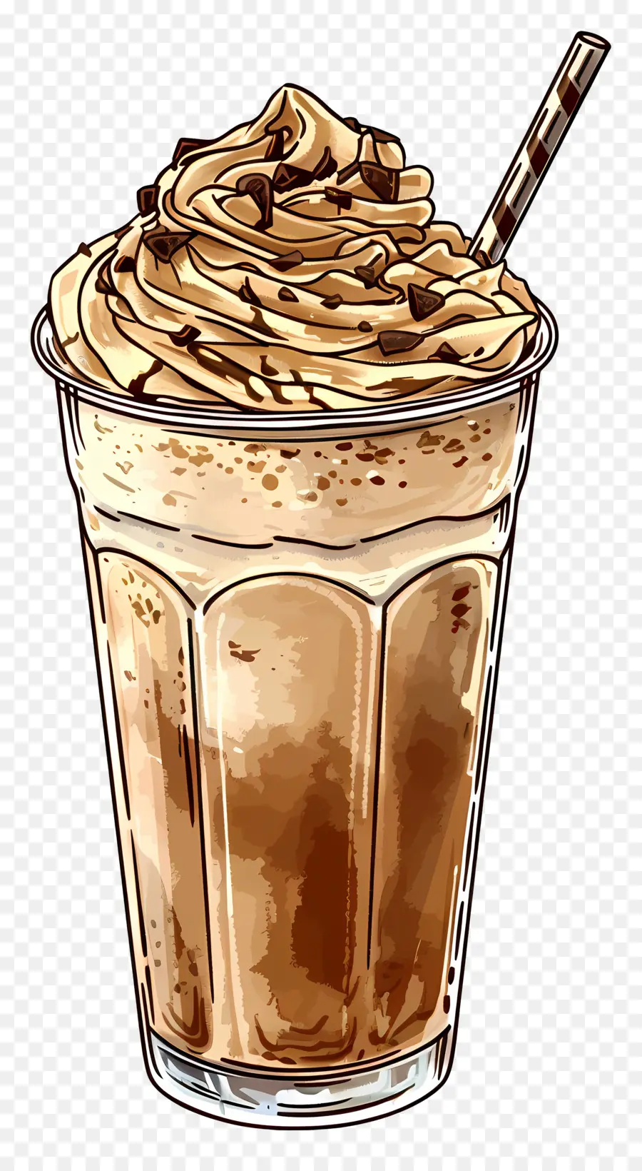 Frappuccino，ช็อคโกแลตมิลค์เชค PNG