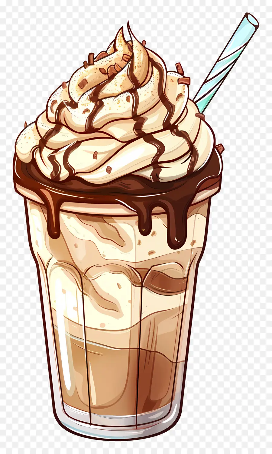 Frappuccino，ช็อคโกแลตมิลค์เชค PNG