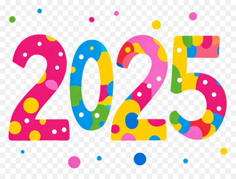 2025 ปีใหม่，สีสันปี 2025 PNG