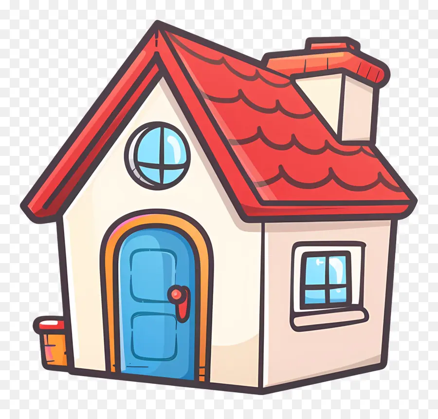 บ้านน่ารัก，Doodle House PNG