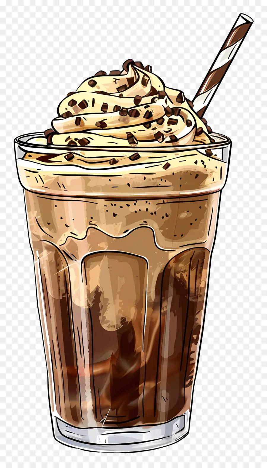 Frappuccino，ช็อคโกแลตมิลค์เชค PNG