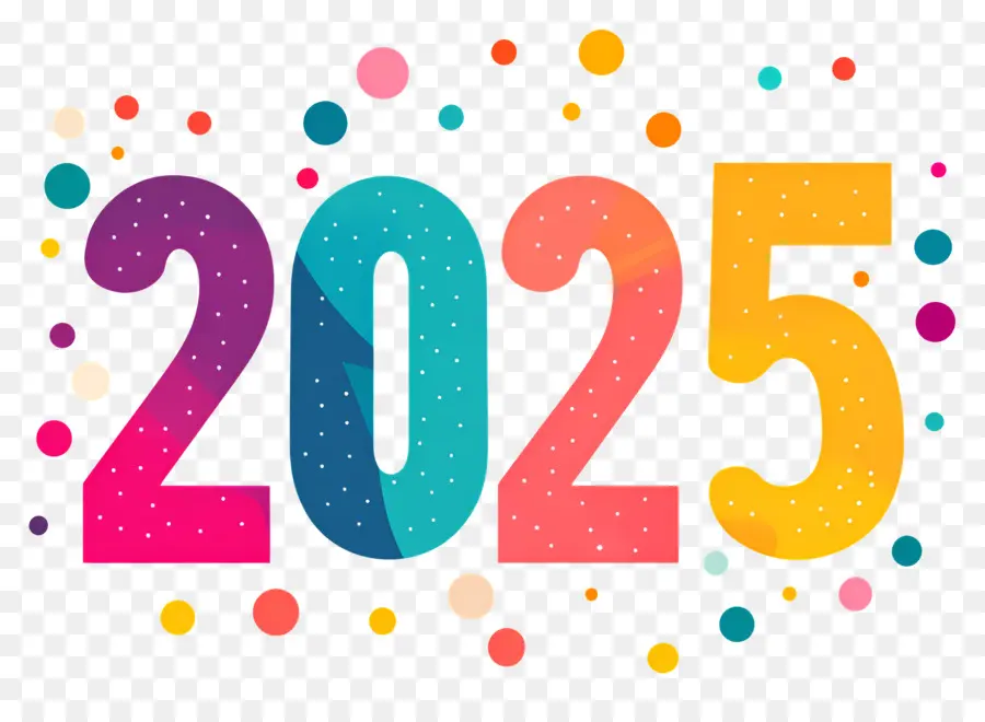 2025 ปีใหม่，สีสันปี 2025 PNG