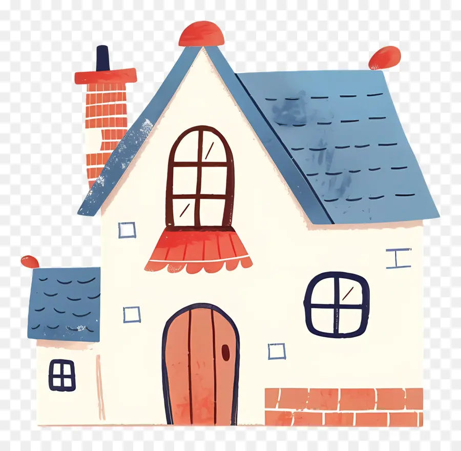 บ้านน่ารัก，Doodle House PNG