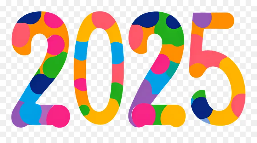 2025 ปีใหม่，สีสันปี 2025 PNG