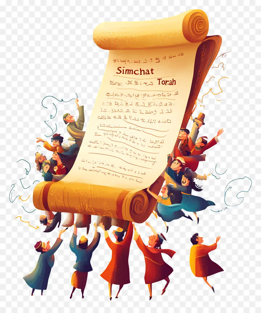 Simchat Torah，Simchat Torah Scroll PNG