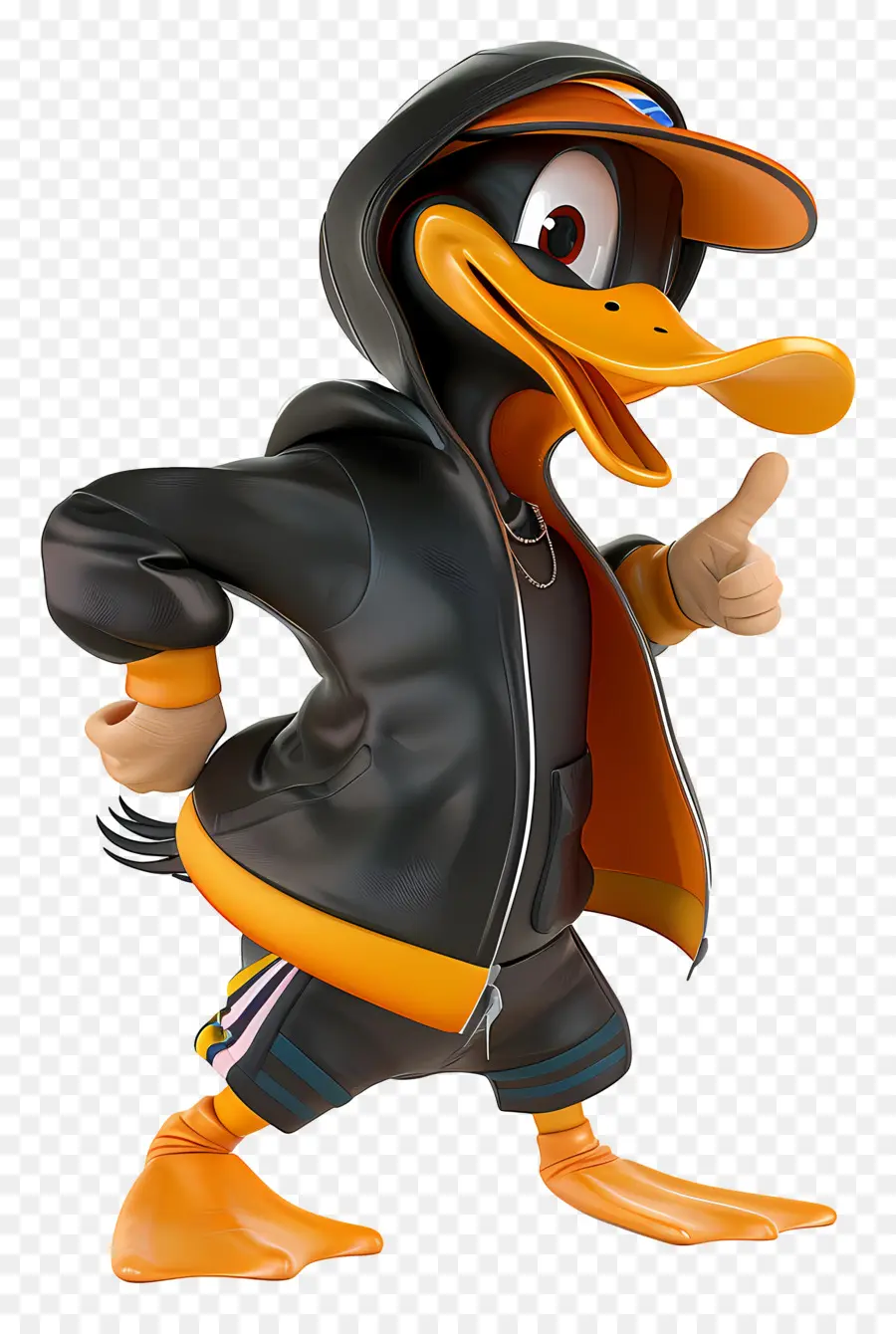 เป็ด Daffy，เป็ดฮิปฮอป PNG