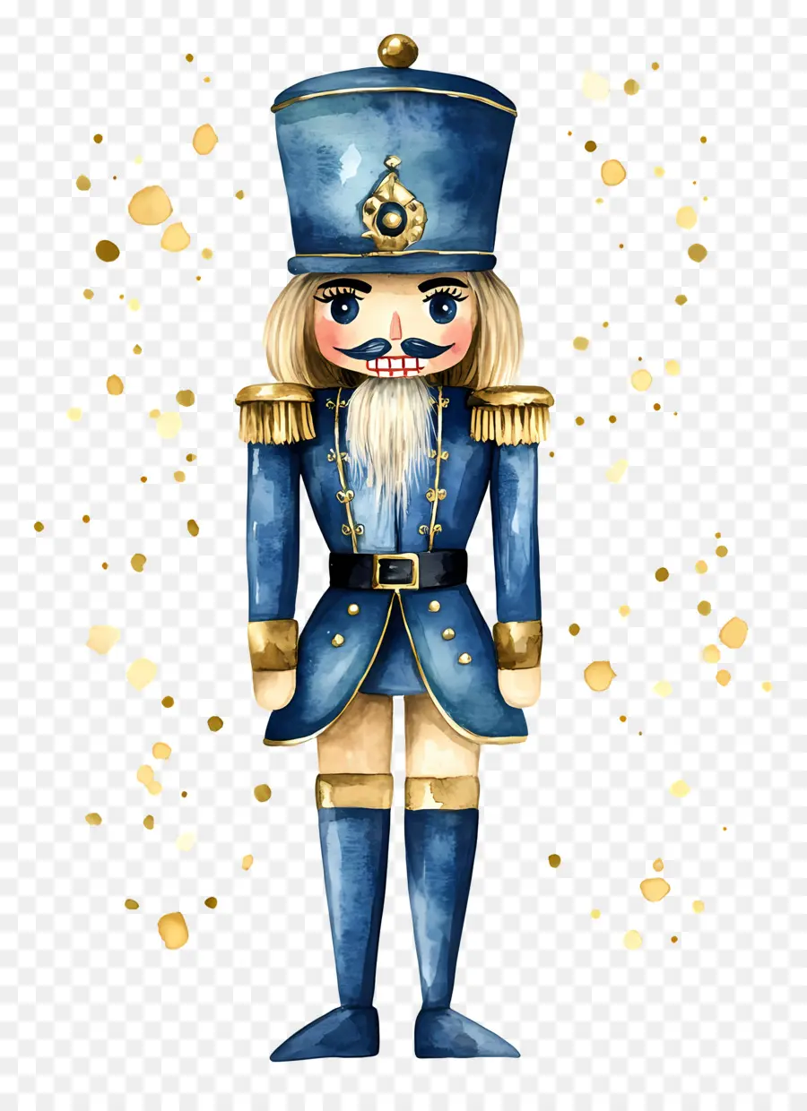 Nutcracker คริสต์มาส，ตัวแคร็กเกอร์สีน้ำเงิน PNG