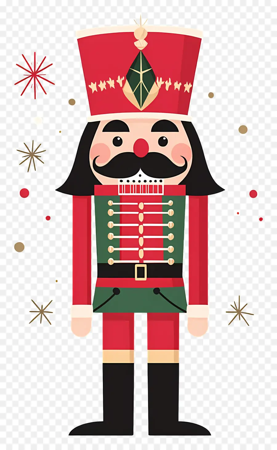 Nutcracker คริสต์มาส，แคร็กเกอร์สีแดง PNG